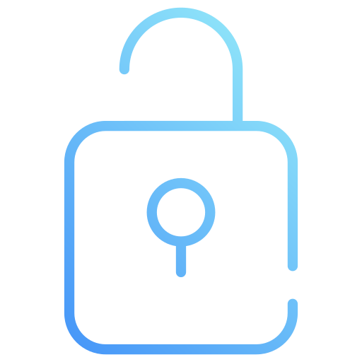 Unlock free icon