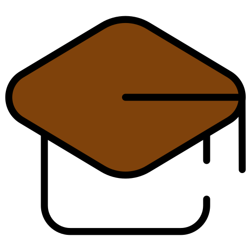 sombrero de graduacion icono gratis