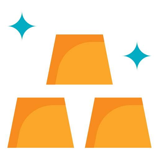 lingot d'or Icône gratuit