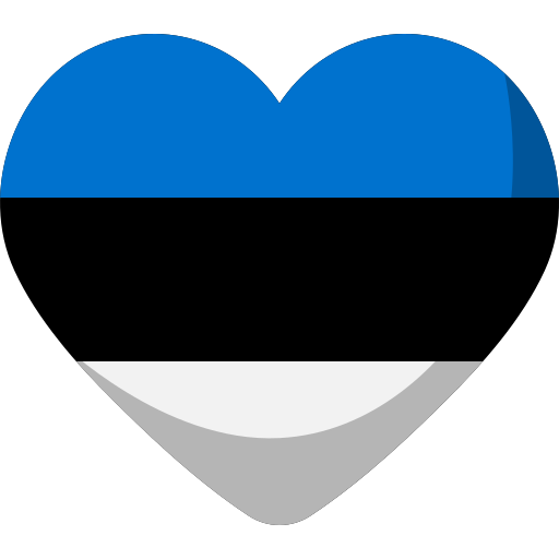 bandera de estonia icono gratis