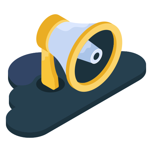 Cloud marketing free icon