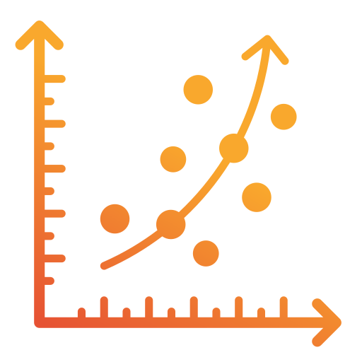análisis de regresión icono gratis