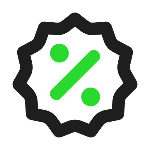 descuento icono gratis