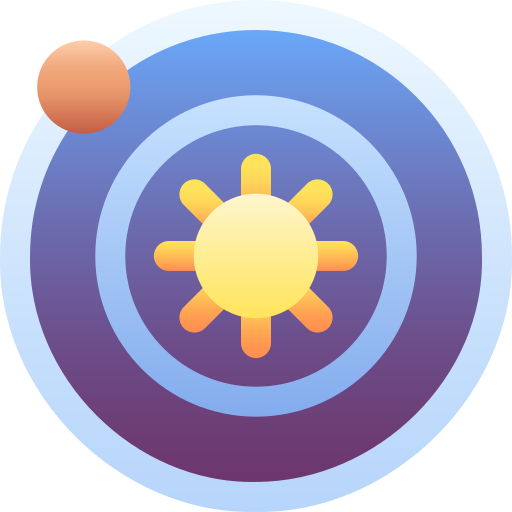 sistema solar icono gratis