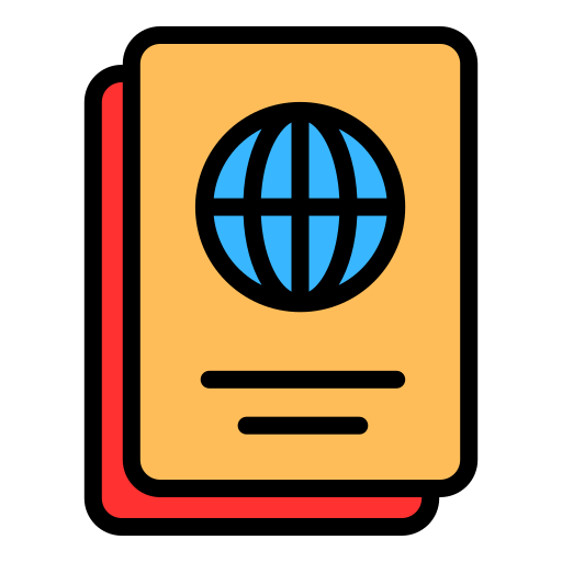 pasaporte icono gratis