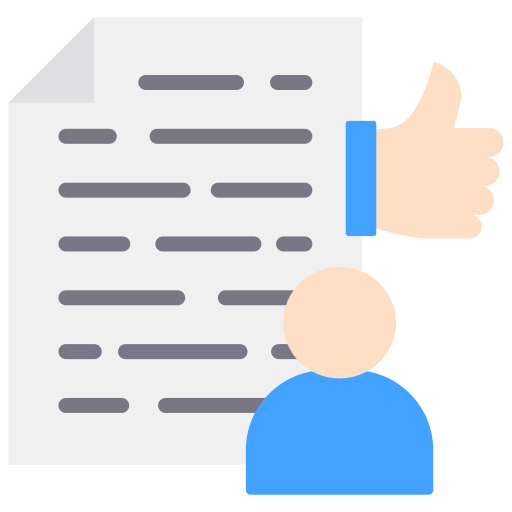 testimonios icono gratis