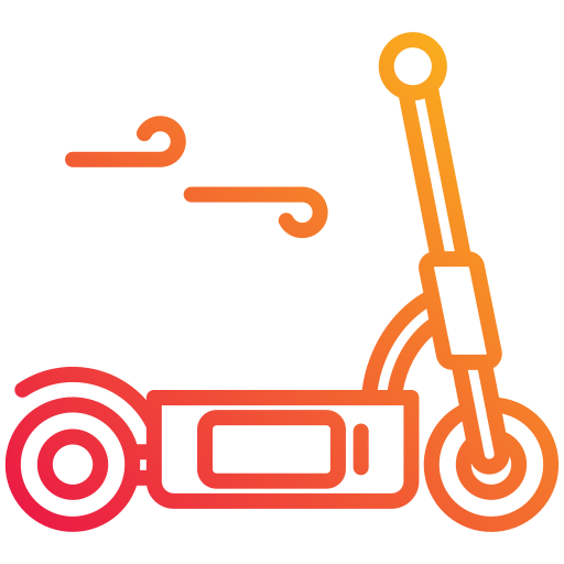 scooter electrico icono gratis