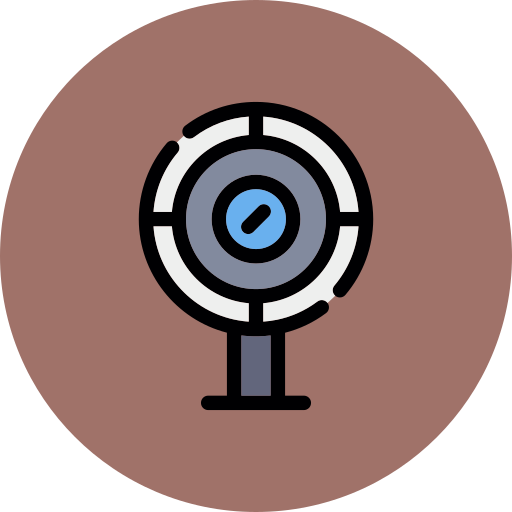 cámara web icono gratis