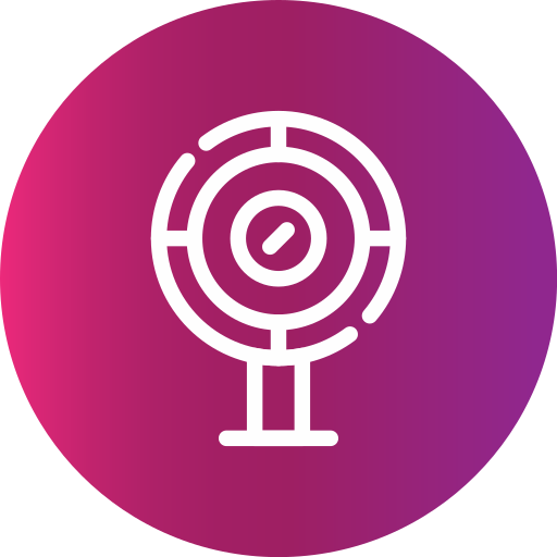 cámara web icono gratis