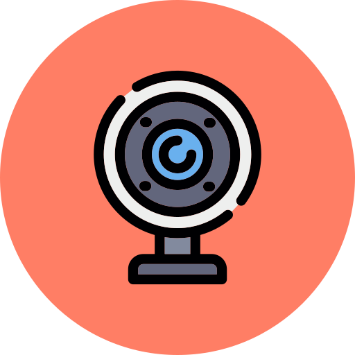 cámara web icono gratis
