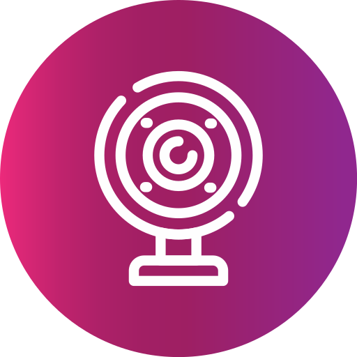 cámara web icono gratis