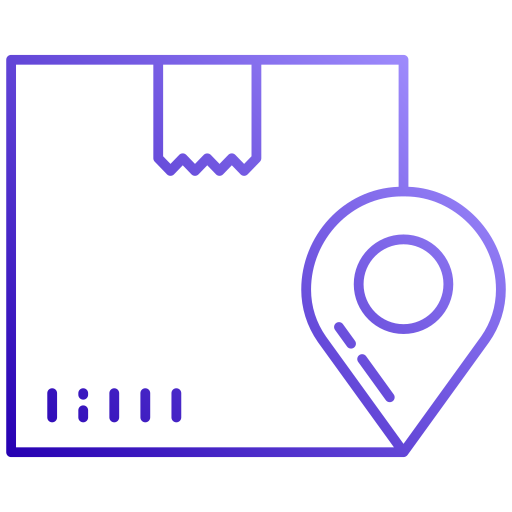 lugar de entrega icono gratis