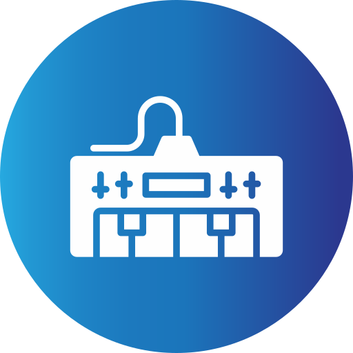 piano electrico icono gratis