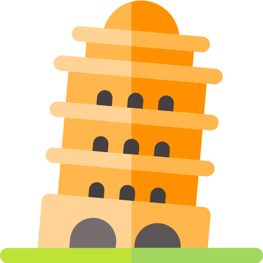 Leaning tower of pisa free icon Leaning tower of pisa free icon