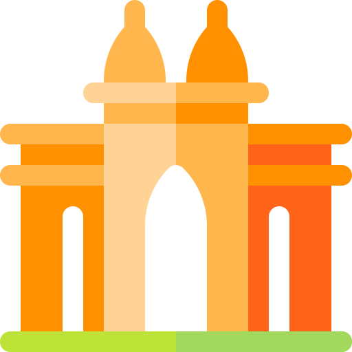 puerta de la india icono gratis