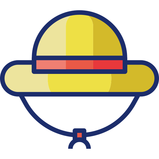 Sunhat Flaticons Lineal Color icon