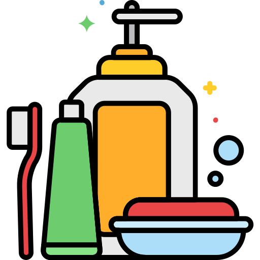 Toiletries Flaticons Lineal Color icon