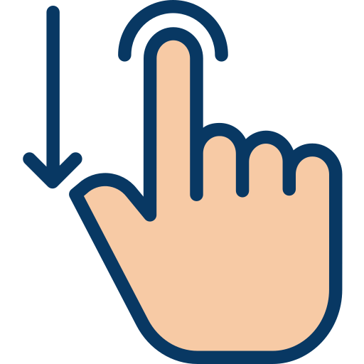 Drag - Free hands and gestures icons