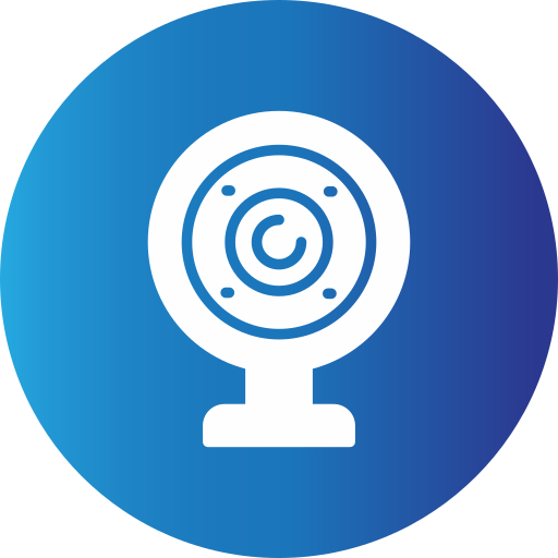 cámara web icono gratis