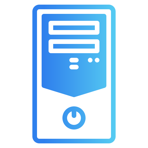 torre de computadoras icono gratis