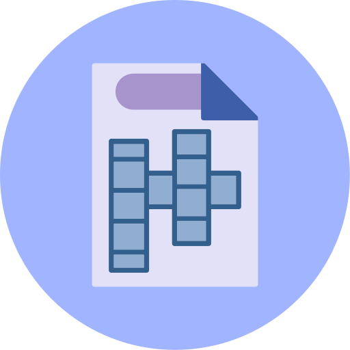 crucigrama icono gratis