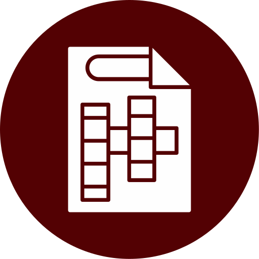 crucigrama icono gratis