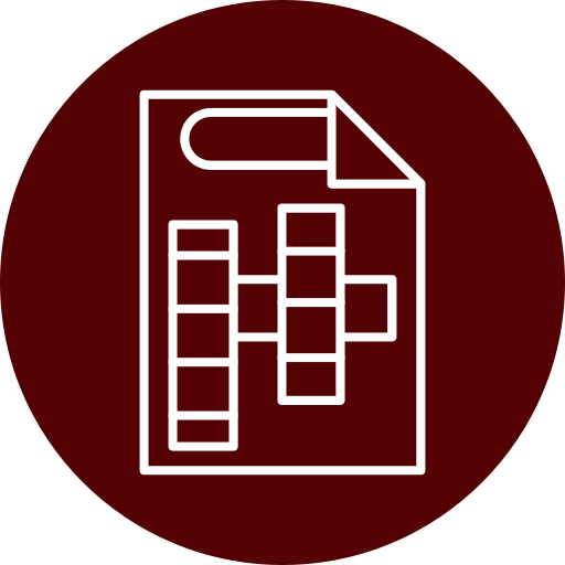 crucigrama icono gratis