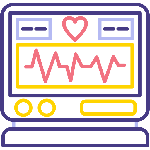 Électrocardiogramme Icône gratuit Électrocardiogramme Icône gratuit