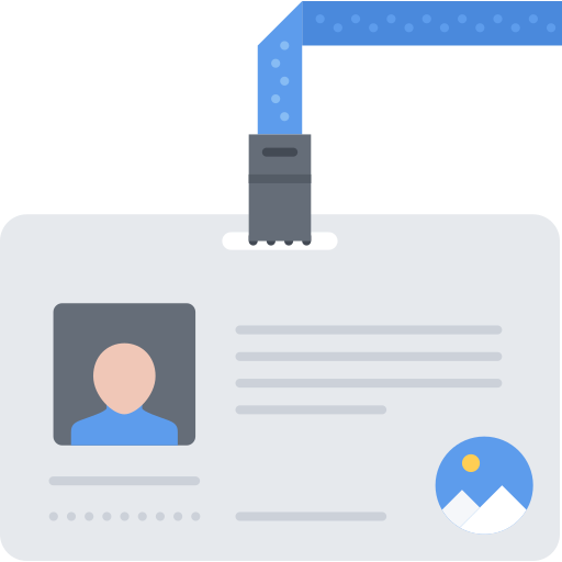 Carnet de identidad icono gratis