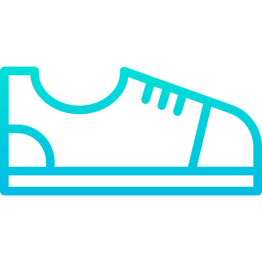 Zapatilla de deporte icono gratis
