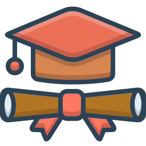 graduado grátis ícone