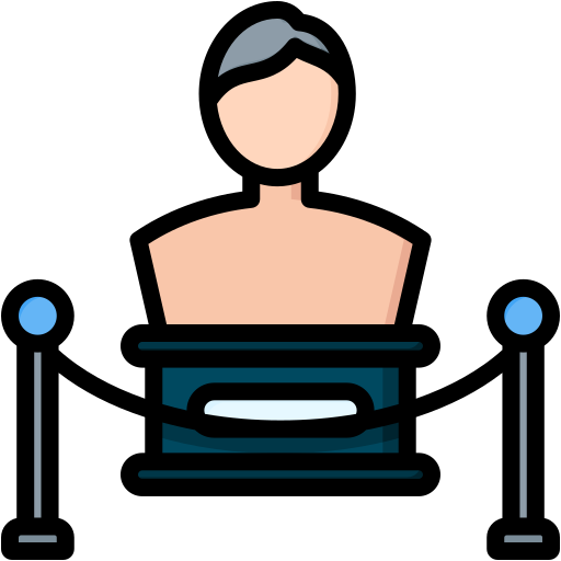 exhibición icono gratis