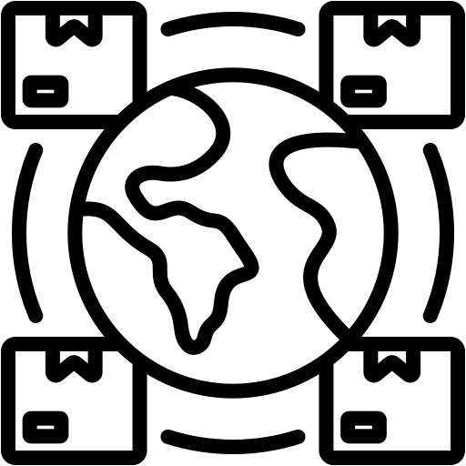 Global logistics free icon Global logistics free icon