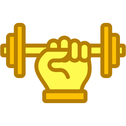 aptitud física icono gratis
