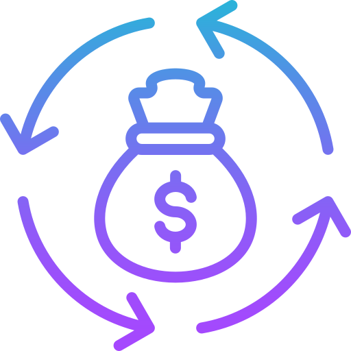 economía circular icono gratis