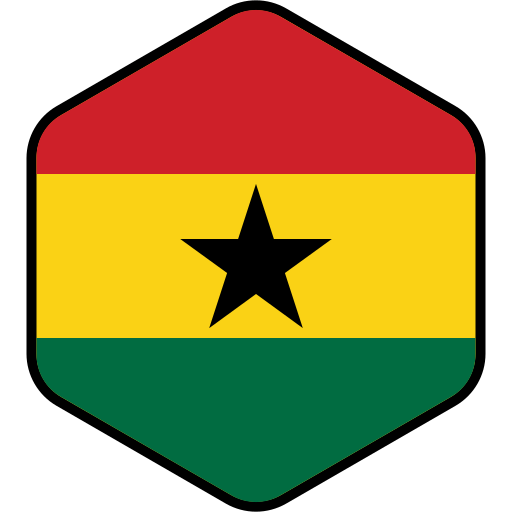 bandera de ghana icono gratis