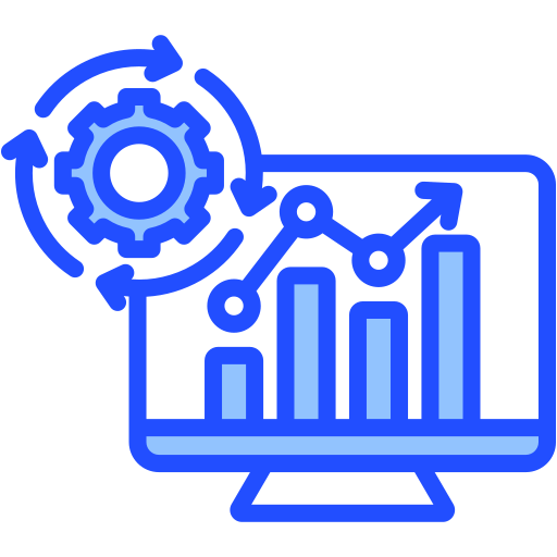 procesamiento de datos icono gratis