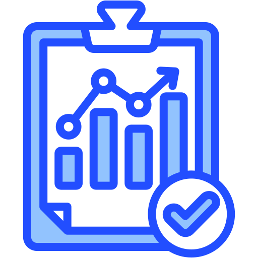 informe analítico icono gratis