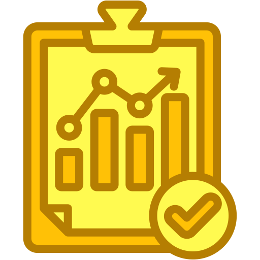 informe analítico icono gratis