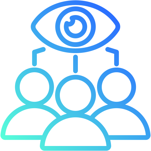 visión icono gratis