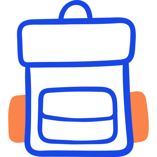 mochila icono gratis