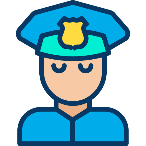 Policial grátis ícone