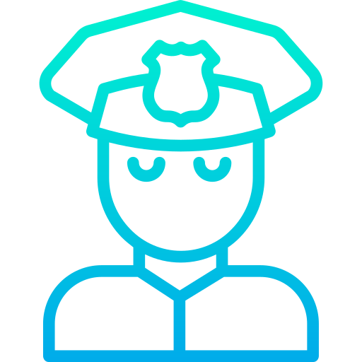 Policial grátis ícone