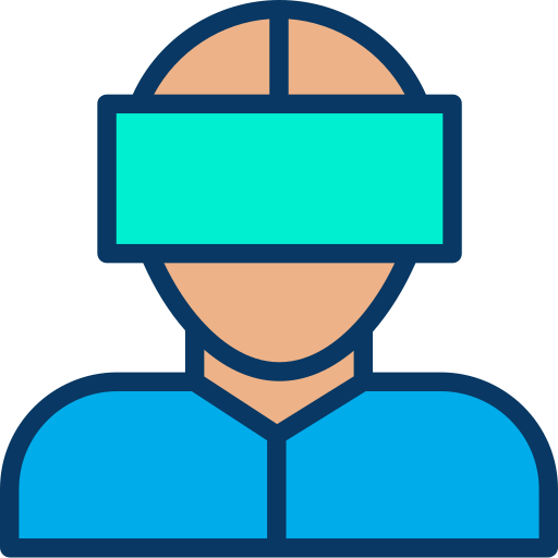 Realidad virtual icono gratis