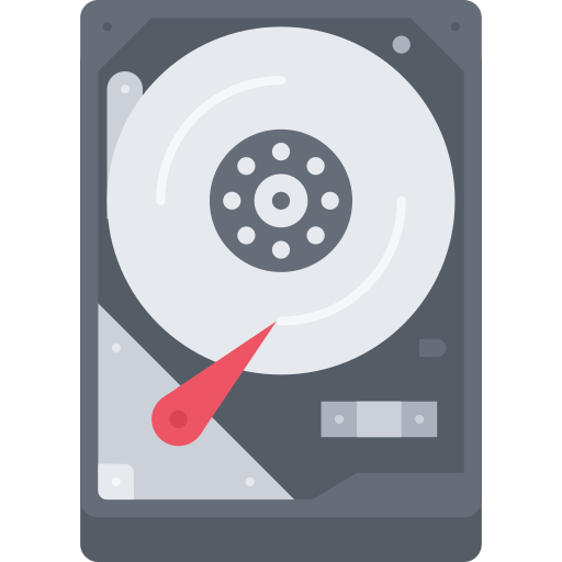 Harddisk Coloring Flat icon