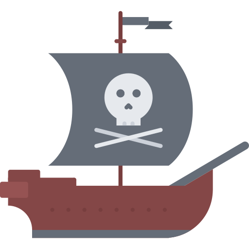 Ship Coloring Flat icon