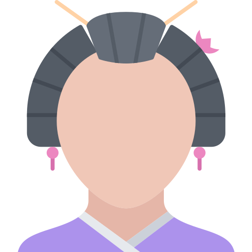 Geisha icono gratis