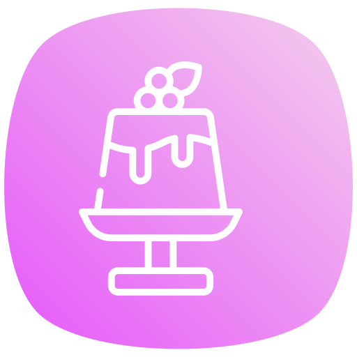 pudín icono gratis