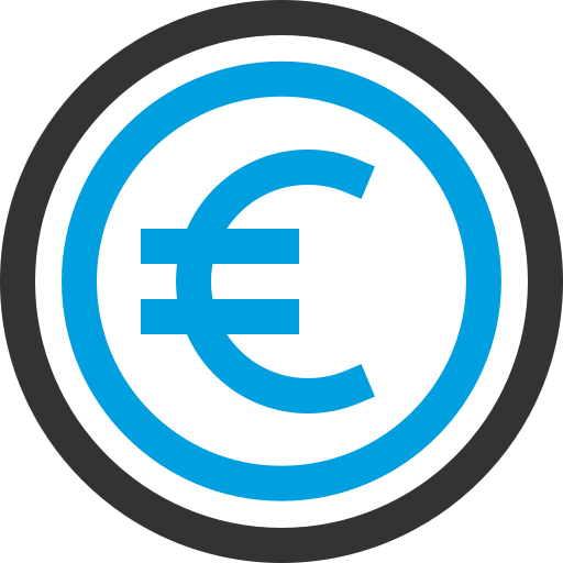Euro currency free icon Euro currency free icon