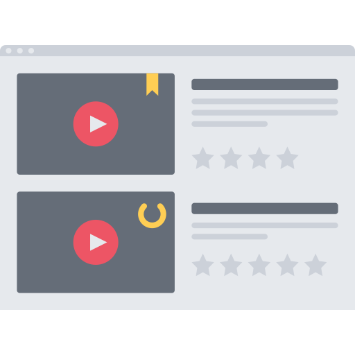 Clasificación icono gratis